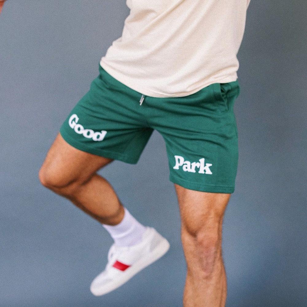 Good Park Green Men's Sweat Shorts XL